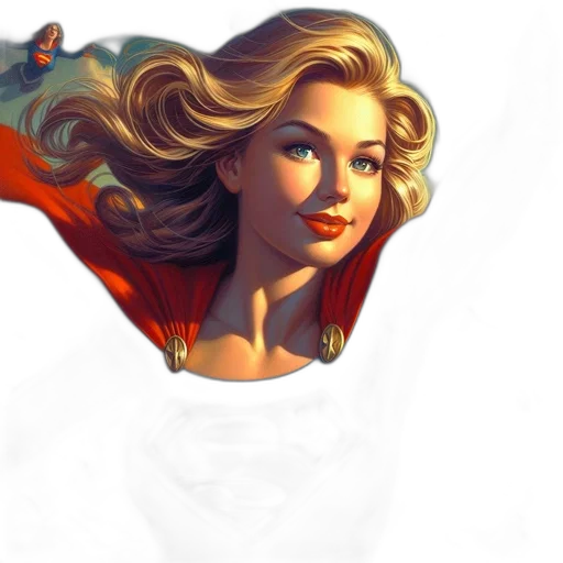 jewelry, face, crown, comic book art transparent PNG cut-out