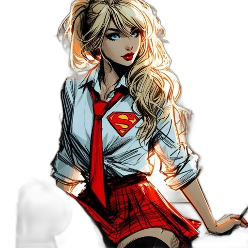 comic book art, cartoon, concept art, fantasy art transparent PNG cut-out
