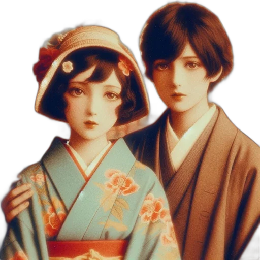 face, photorealistic, anime, oil painting transparent PNG cut-out