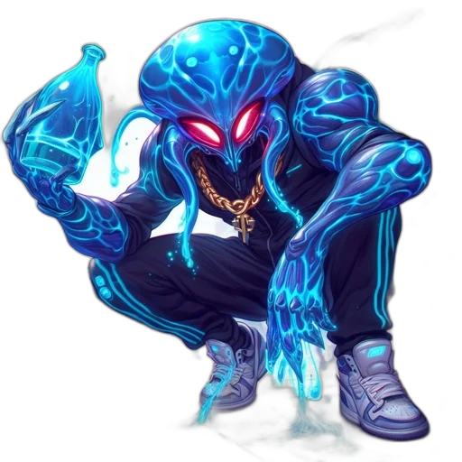 creature, dragon, staff, concept art transparent PNG cut-out