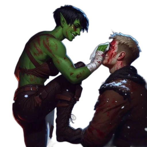 comic book art, concept art, fantasy art, pixel art transparent PNG cut-out