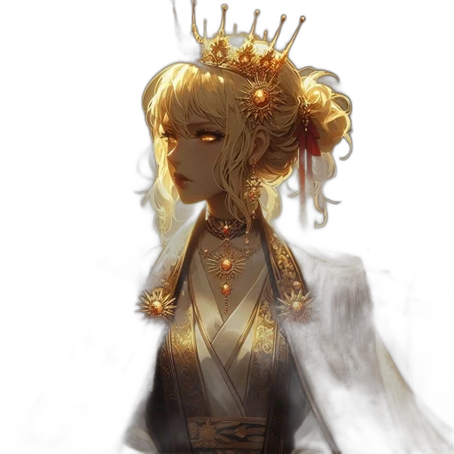 crown, staff, dress, jewelry transparent PNG cut-out