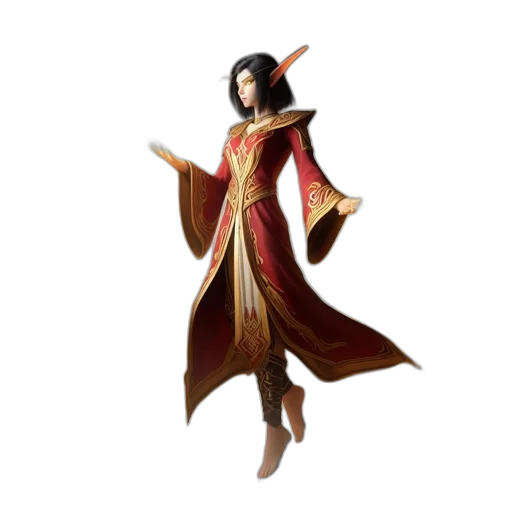staff, dress, sword, fantasy art transparent PNG cut-out