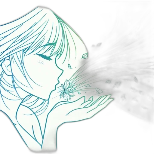 mask, flower, face, weapon transparent PNG cut-out