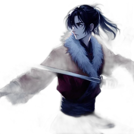 sword, weapon, staff, fantasy art transparent PNG cut-out