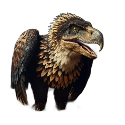 animal, dragon, creature, staff transparent PNG cut-out