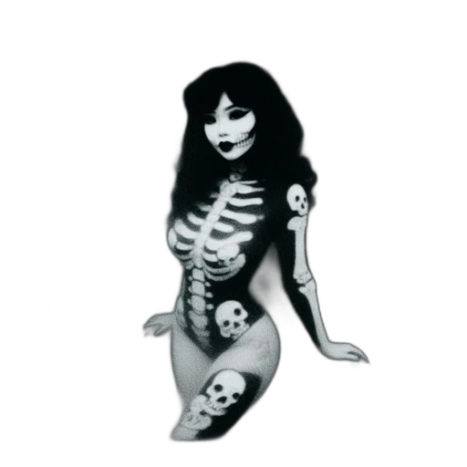 dress, creature, jewelry, pixel art transparent PNG cut-out
