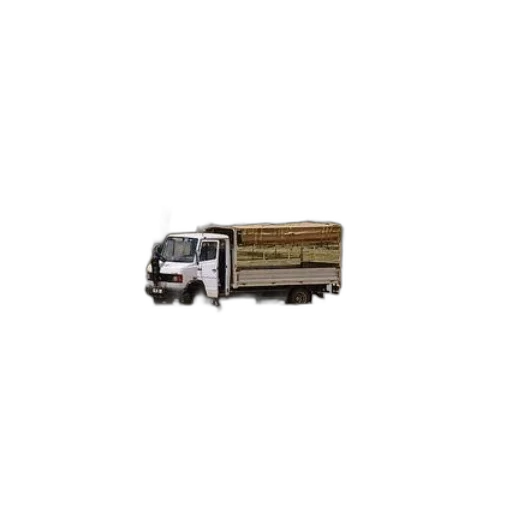 truck, wooden, load, partially transparent PNG cut-out