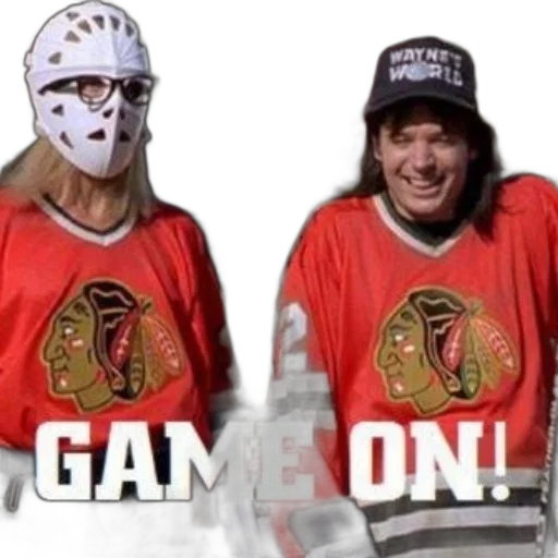 two, individuals, chicago, blackhawks transparent PNG cut-out