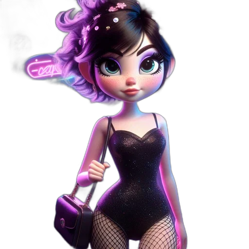 dress, concept art, 3d render, fantasy art transparent PNG cut-out