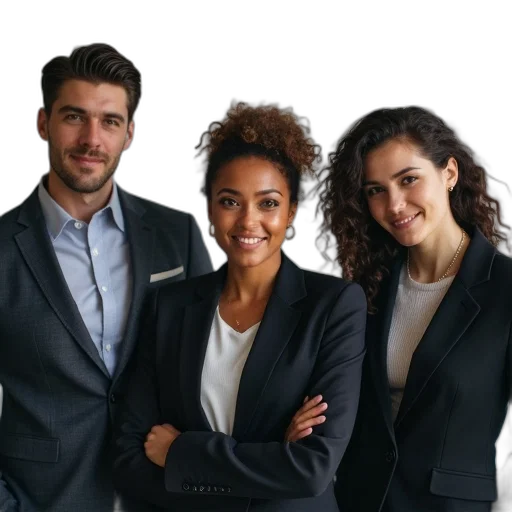 staff, jacket, business, development transparent PNG cut-out