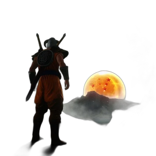 staff, mask, dragon, sword transparent PNG cut-out