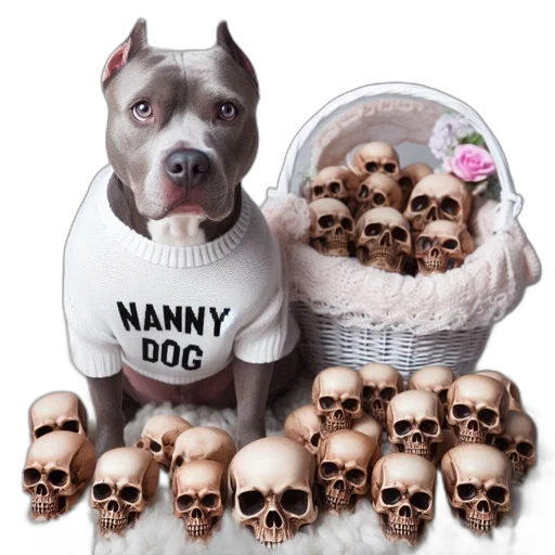 animal, photorealistic, adorable, pitbull transparent PNG cut-out
