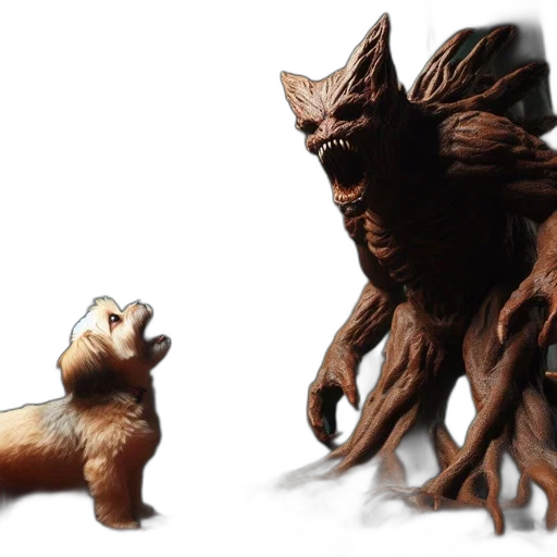 creature, animal, concept art, 3d render transparent PNG cut-out