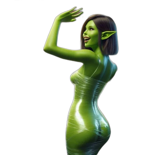 dress, creature, mask, robot transparent PNG cut-out