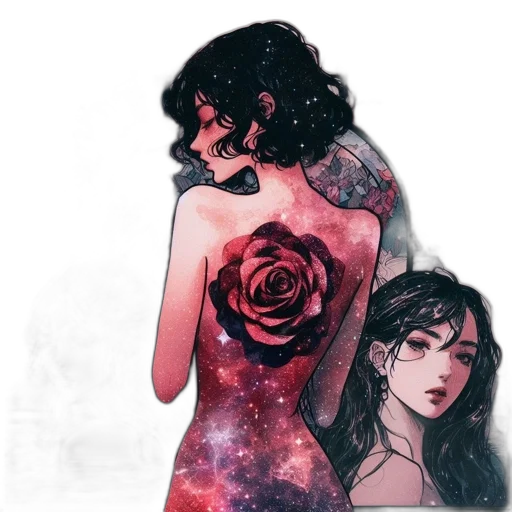 dress, comic book art, fantasy art, concept art transparent PNG cut-out