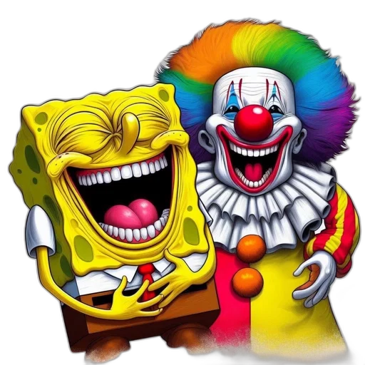 concept art, spongebob, squarepantsâ, cheerful transparent PNG cut-out