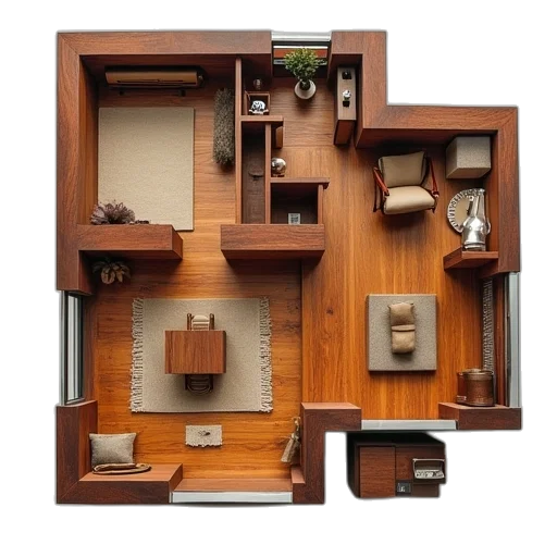 furniture, building, jewelry, 3d render transparent PNG cut-out