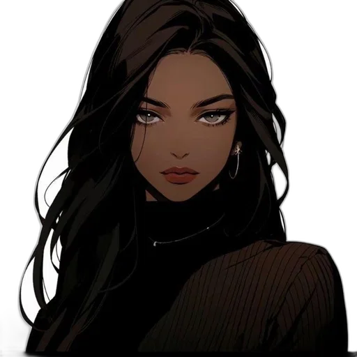 face, hair, comic book art, cartoon transparent PNG cut-out