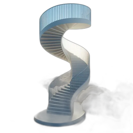 furniture, 3d render, concept art, ethereal transparent PNG cut-out