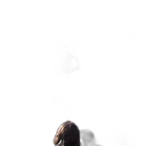 hair, dress, creature, robot transparent PNG cut-out