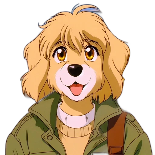 jacket, animal, staff, face transparent PNG cut-out
