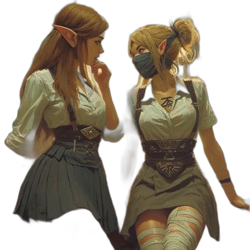 dress, concept art, fantasy art, comic book art transparent PNG cut-out