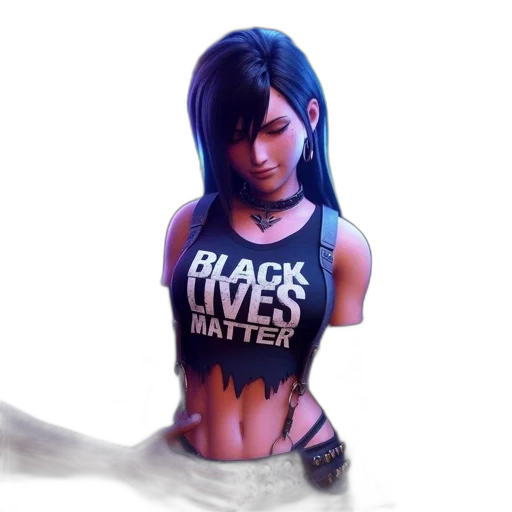 dress, concept art, cyberpunk, fantasy art transparent PNG cut-out
