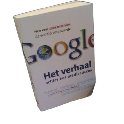 book, about, google, sits transparent PNG cut-out