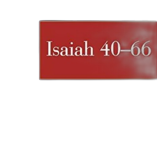 cover, isaiah, 40-66, walter transparent PNG cut-out