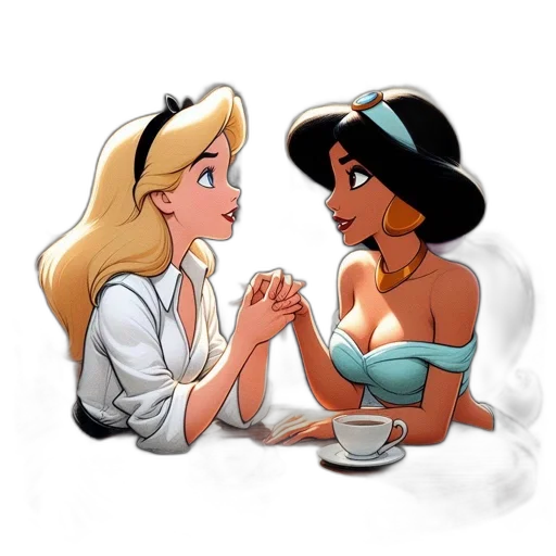 jewelry, cartoon, comic book art, concept art transparent PNG cut-out