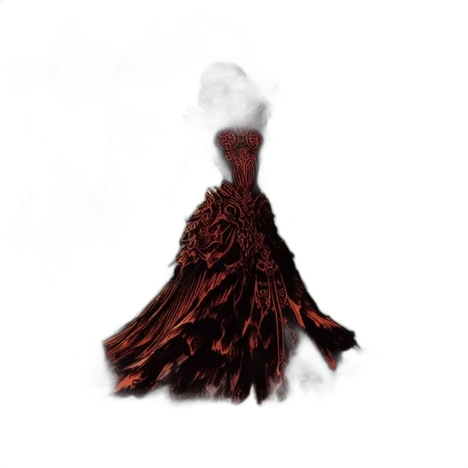 dress, hair, crown, mask transparent PNG cut-out