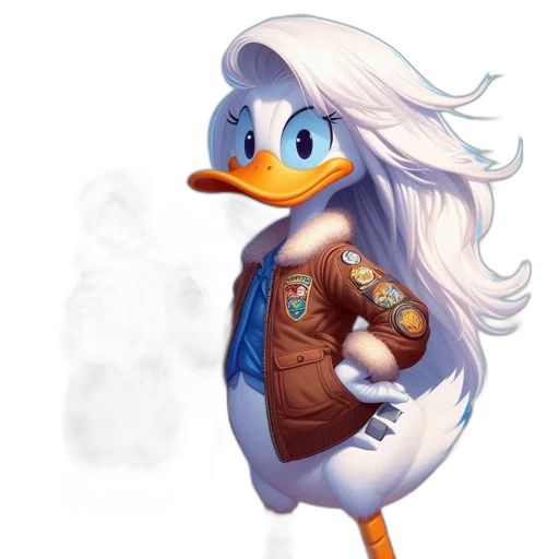 jacket, weapon, animal, staff transparent PNG cut-out