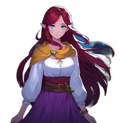 staff, dress, crown, weapon transparent PNG cut-out