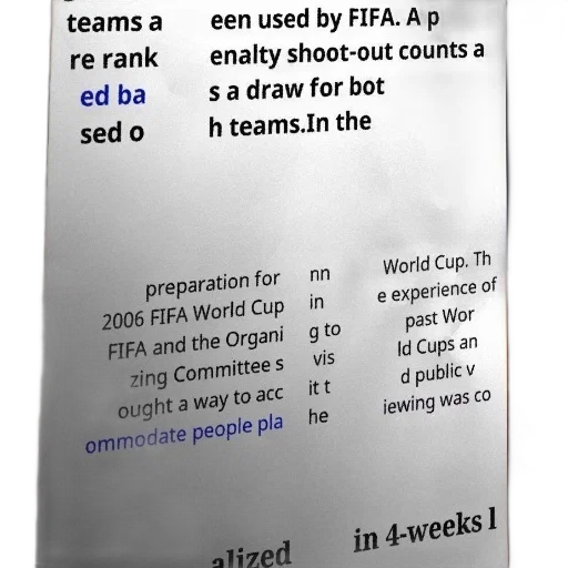 weapon, poster, 2006, fifa transparent PNG cut-out
