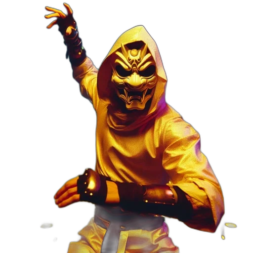 mask, staff, jacket, concept art transparent PNG cut-out