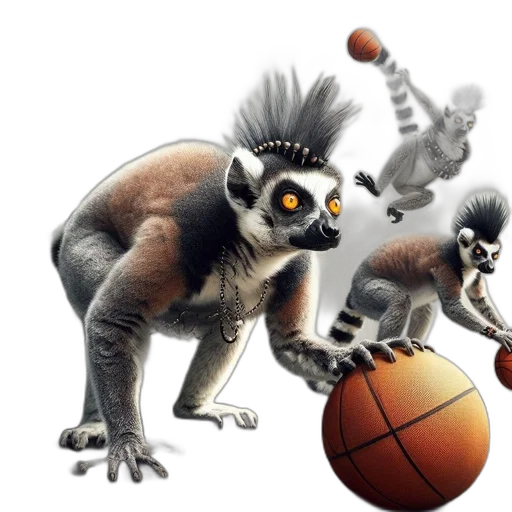 animal, creature, concept art, 3d render transparent PNG cut-out