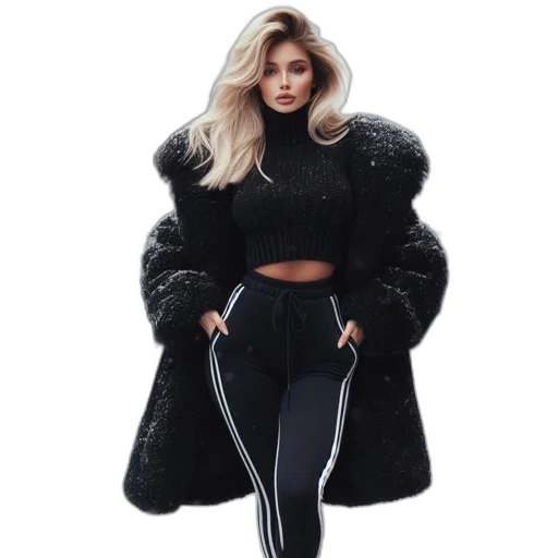 jacket, concept art, photorealistic, cartoon transparent PNG cut-out