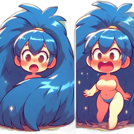 creature, anime, pixel art, concept art transparent PNG cut-out