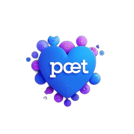 blue, purple, logo, word transparent PNG cut-out