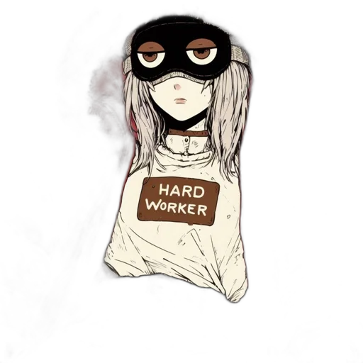 mask, jacket, concept art, comic book art transparent PNG cut-out