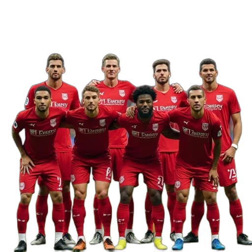 staff, leipzig, players, pose transparent PNG cut-out
