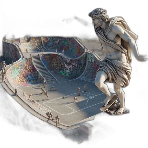 concept art, fantasy art, 3d render, underwater transparent PNG cut-out