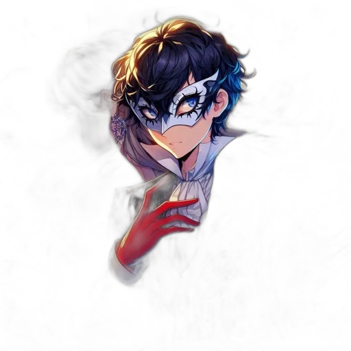 mask, face, weapon, comic book art transparent PNG cut-out