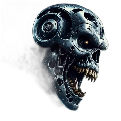 mask, robot, face, creature transparent PNG cut-out
