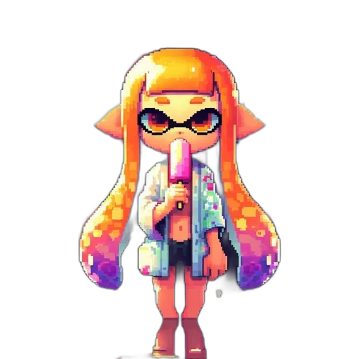 jacket, weapon, dress, staff transparent PNG cut-out