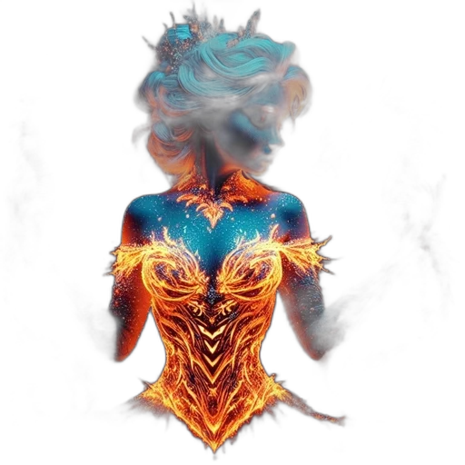 dress, dragon, mask, jewelry transparent PNG cut-out