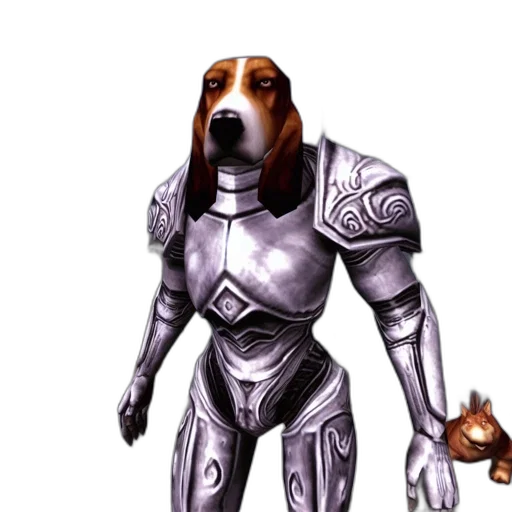 robot, staff, animal, concept art transparent PNG cut-out