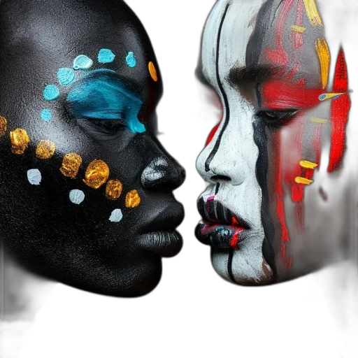 mask, face, jewelry, photorealistic transparent PNG cut-out