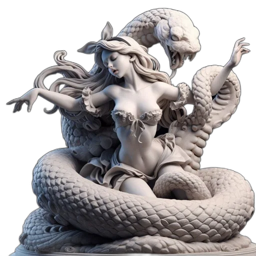 dragon, creature, concept art, 3d render transparent PNG cut-out